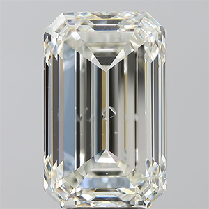 Picture of Natural Diamond 7.02 Carats, Emerald with  Cut, H Color, SI1 Clarity and Certified by HRD