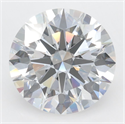 Lab Grown Diamond 4.07 Carats, Round with Excellent Cut, D Color, VVS1 Clarity and Certified by GIA