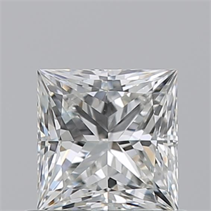 Picture of Natural Diamond 0.73 Carats, Princess with  Cut, H Color, VVS1 Clarity and Certified by GIA