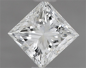 Foto Diamante Natural 0.81 quilates, Princesa , Color H, claridad VVS1 y certificado IGI de