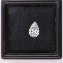 Natural Diamond 0.50 Carats, Pear with  Cut, F Color, VVS1 Clarity and Certified by GIA