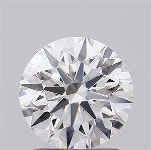 Picture of Lab Grown Diamond 1.54 Carats, Round with Ideal Cut, E Color, VS1 Clarity and Certified by IGI