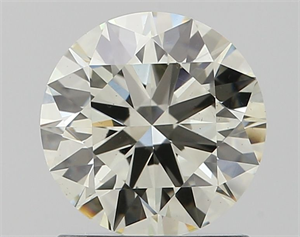 Picture of Natural Diamond 1.21 Carats, Round with Excellent Cut, J Color, VS2 Clarity and Certified by IGI