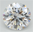 Lab Grown Diamond 3.34 Carats, Round with Ideal Cut, E Color, VS1 Clarity and Certified by IGI