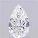 Diamante Natural 0.70 quilates, De pera , Color D, claridad SI1 y certificado GIA