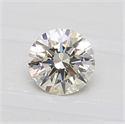 Natural Diamond 0.54 Carats, Round with Excellent Cut, M Color, VVS2 Clarity and Certified by GIA