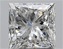 Natural Diamond 1.20 Carats, Princess with  Cut, F Color, VS2 Clarity and Certified by GIA