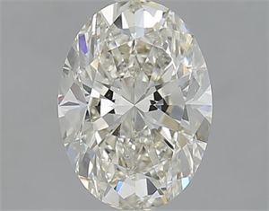 Picture of Natural Diamond 1.51 Carats, Oval with  Cut, J Color, SI2 Clarity and Certified by IGI