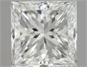 Natural Diamond 0.90 Carats, Princess with  Cut, G Color, VVS2 Clarity and Certified by GIA