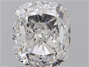 Natural Diamond 1.31 Carats, Cushion with  Cut, E Color, VS2 Clarity and Certified by GIA