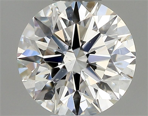 Foto Diamante Natural 0.40 quilates, Redondo , Color H, claridad SI1 y certificado GIA de