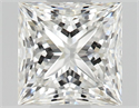 Natural Diamond 0.60 Carats, Princess with  Cut, G Color, VVS2 Clarity and Certified by GIA