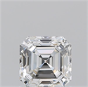 Natural Diamond 1.01 Carats, Asscher with  Cut, G Color, VS1 Clarity and Certified by GIA