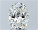 Natural Diamond 1.01 Carats, Oval with  Cut, I Color, VVS1 Clarity and Certified by GIA