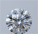Diamante Natural 0.63 quilates, Redondo , Color E, claridad IF y certificado GIA