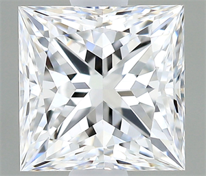Foto Diamante Natural 0.51 quilates, Princesa , Color D, claridad VVS1 y certificado GIA de