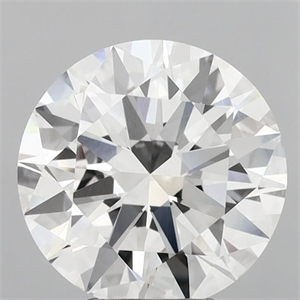 Picture of Lab Grown Diamond 4.50 Carats, Round with Excellent Cut, E Color, VVS1 Clarity and Certified by IGI