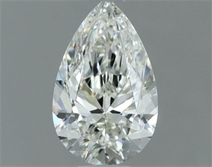 Picture of Natural Diamond 0.50 Carats, Pear with  Cut, H Color, VS1 Clarity and Certified by IGI