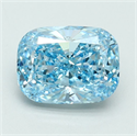 Lab Grown Diamond 2.52 Carats, Round with Ideal Cut, F Color, VS1 Clarity and Certified by IGI