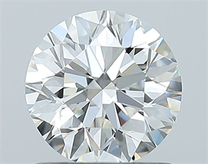 Picture of Natural Diamond 1.00 Carats, Round with Excellent Cut, I Color, VVS2 Clarity and Certified by GIA