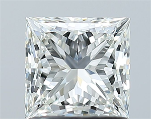 Picture of Natural Diamond 1.02 Carats, Princess with  Cut, H Color, VVS1 Clarity and Certified by GIA