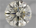 Natural Diamond 1.01 Carats, Round with Excellent Cut, M Color, VS2 Clarity and Certified by IGI