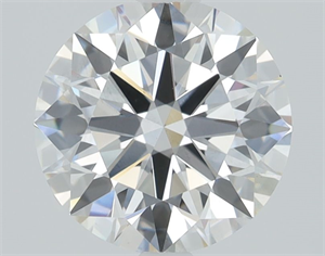 Picture of Lab Grown Diamond 1.51 Carats, Round with Ideal Cut, E Color, VS2 Clarity and Certified by IGI