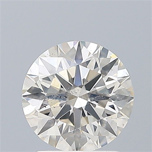 Picture of Natural Diamond 1.57 Carats, Round with Excellent Cut, I Color, SI2 Clarity and Certified by IGI
