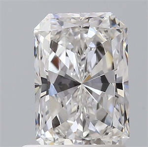 Picture of Natural Diamond 1.01 Carats, Radiant with  Cut, E Color, VS1 Clarity and Certified by GIA