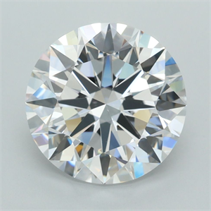Picture of Lab Grown Diamond 4.01 Carats, Round with Ideal Cut, D Color, FL Clarity and Certified by IGI