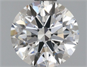 Lab Grown Diamond 1.06 Carats, Round with Ideal Cut, D Color, VS1 Clarity and Certified by IGI