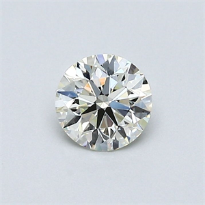 Picture of Natural Diamond 0.40 Carats, Round with Excellent Cut, M Color, VVS1 Clarity and Certified by GIA