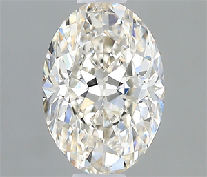Picture of Natural Diamond 0.50 Carats, Oval with  Cut, H Color, VS1 Clarity and Certified by IGI