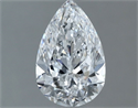 Diamante Natural 0.80 quilates, De pera , Color D, claridad SI1 y certificado GIA