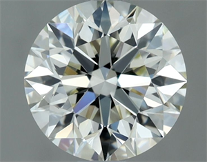 Picture of Natural Diamond 1.01 Carats, Round with Excellent Cut, M Color, VVS2 Clarity and Certified by GIA