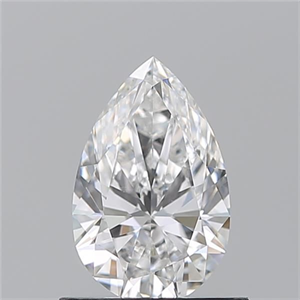 Picture of Natural Diamond 0.71 Carats, Pear with  Cut, E Color, VS2 Clarity and Certified by GIA