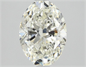 Natural Diamond 1.31 Carats, Oval with  Cut, J Color, VS1 Clarity and Certified by GIA