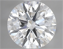 Natural Diamond 0.71 Carats, Round with Excellent Cut, D Color, SI2 Clarity and Certified by GIA