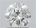 Natural Diamond 1.01 Carats, Round with Excellent Cut, I Color, VS2 Clarity and Certified by GIA
