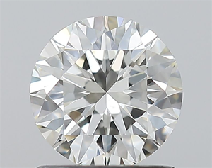 Picture of Natural Diamond 1.01 Carats, Round with Excellent Cut, I Color, VS2 Clarity and Certified by GIA