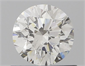 Natural Diamond 0.60 Carats, Round with Excellent Cut, H Color, SI1 Clarity and Certified by GIA