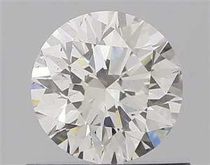 Picture of Natural Diamond 0.60 Carats, Round with Excellent Cut, H Color, SI1 Clarity and Certified by GIA