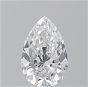 Natural Diamond 1.51 Carats, Pear with  Cut, E Color, VS2 Clarity and Certified by GIA
