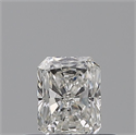 Natural Diamond 0.34 Carats, Radiant with  Cut, G Color, VVS2 Clarity and Certified by GIA