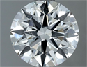 Natural Diamond 1.00 Carats, Round with Excellent Cut, F Color, SI1 Clarity and Certified by IGI