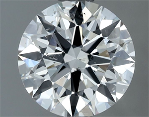 Picture of Natural Diamond 1.00 Carats, Round with Excellent Cut, F Color, SI1 Clarity and Certified by IGI