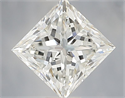 Natural Diamond 1.01 Carats, Princess with  Cut, H Color, VVS1 Clarity and Certified by GIA