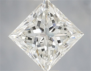Picture of Natural Diamond 1.01 Carats, Princess with  Cut, H Color, VVS1 Clarity and Certified by GIA