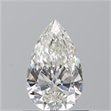 Natural Diamond 0.70 Carats, Pear with  Cut, I Color, VS2 Clarity and Certified by GIA
