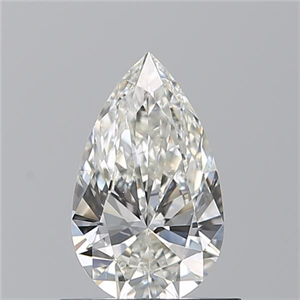 Picture of Natural Diamond 0.70 Carats, Pear with  Cut, I Color, VS2 Clarity and Certified by GIA
